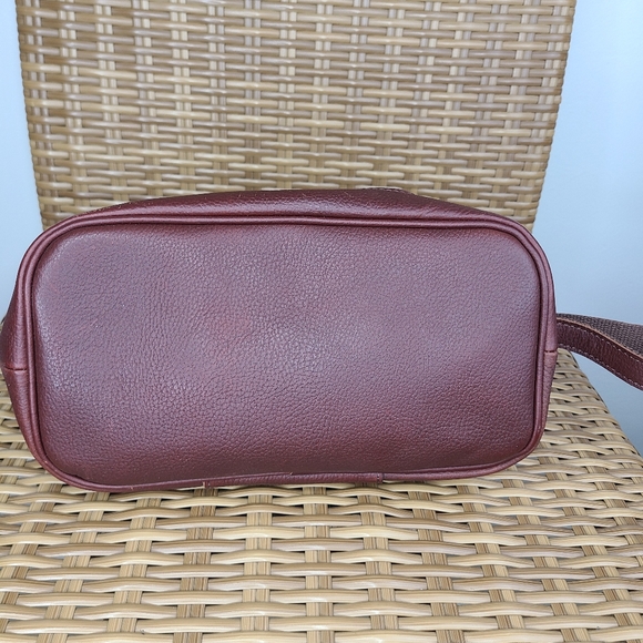 Bob Timberlake Toiletry Travel Shaving Kit Bag Brown Leather Vintage - Picture 7 of 16